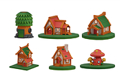 3D Fantasy House Pack, an Architecture 3D Model by Dudukbersama (Thumbnail 3 of 3)