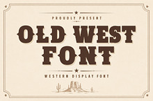 Old West Font – Vintage Western
