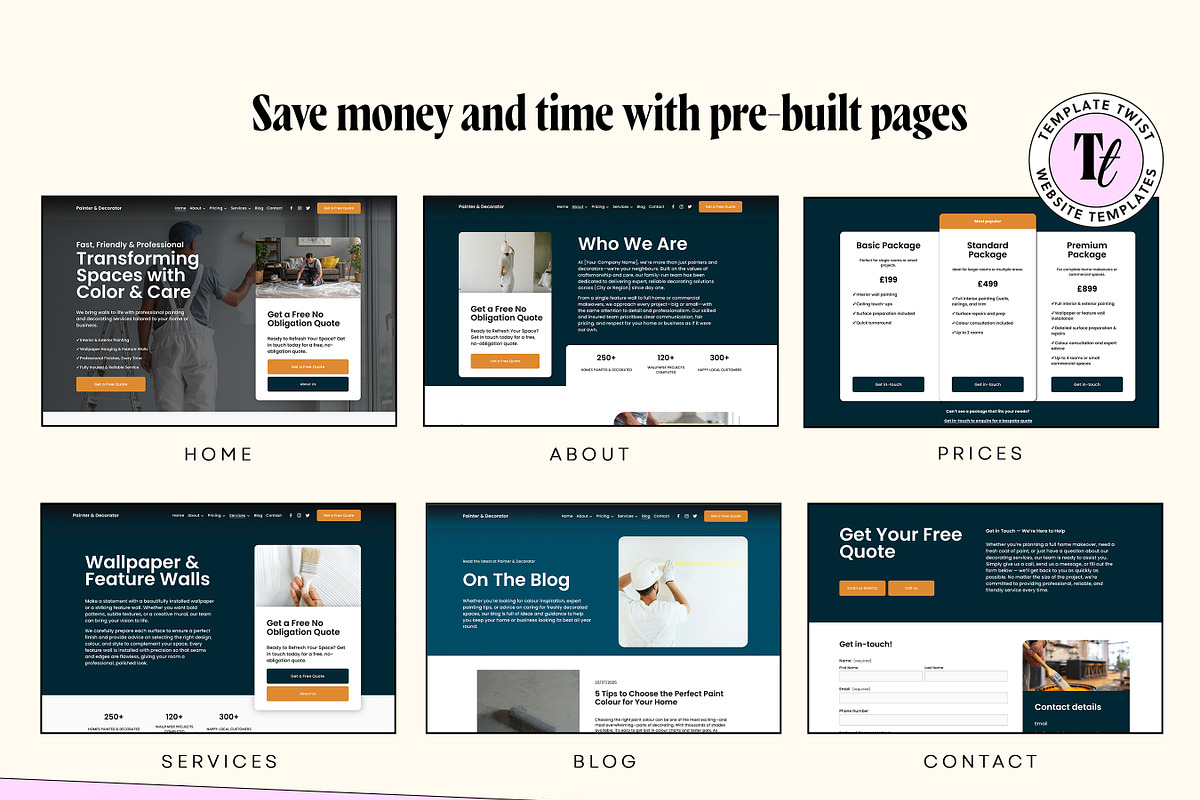 Painter and Decorator Website preview 6
