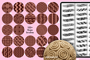 Procreate Rope texture brushes, a Brush Add-On by Revabrush (Thumbnail 2 of 7)