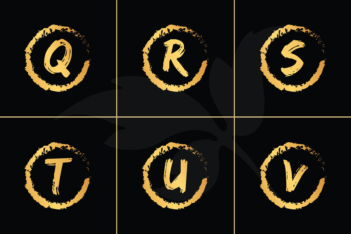 26 A-Z Alphabetic Letter Monograms, a Branding & Logo Template by Walldecorated (Photo 4 of 5)