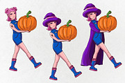 Witch character design, a Person Illustration by VaraNa Art (Thumbnail 5 of 9)