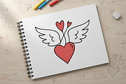 Valentine’s Day Clipart Bundle, a Decorative Illustration by T-shirt Pond (Thumbnail 6 of 7)