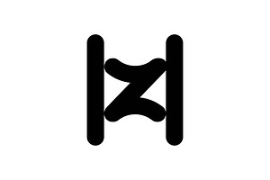 HZ ZH logo design