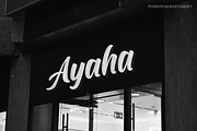 Ayaha, a Script Font by vectalex (Thumbnail 1 of 6)
