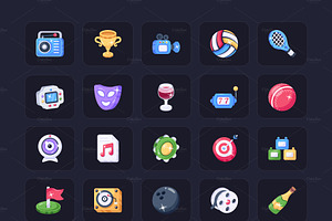 Entertainment Animated Icons