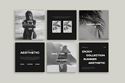 Aesthetic Instagram Templates VIII, a Social Media Template by Instprofi | Studio Estimo (Thumbnail 3 of 8)