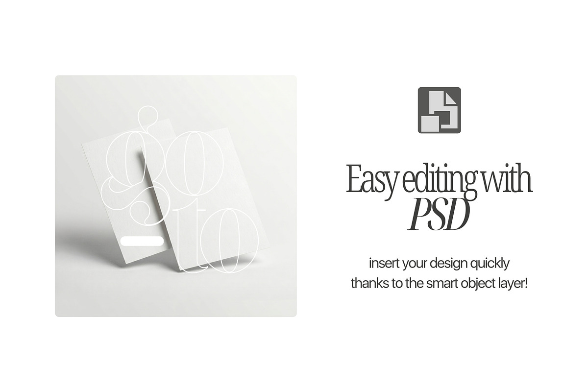 Set Of 2 Postcard Poster Mockup, a Mockup by First Impression Mockups (Photo 3 of 4)