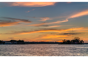Santa barbara island on lake peten featuring flores, lake, and guatemala, a Nature Photo by Leonid Andronov
