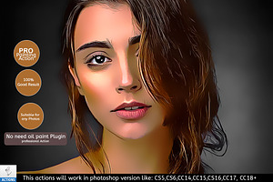 Portrait Painting Photoshop Actions