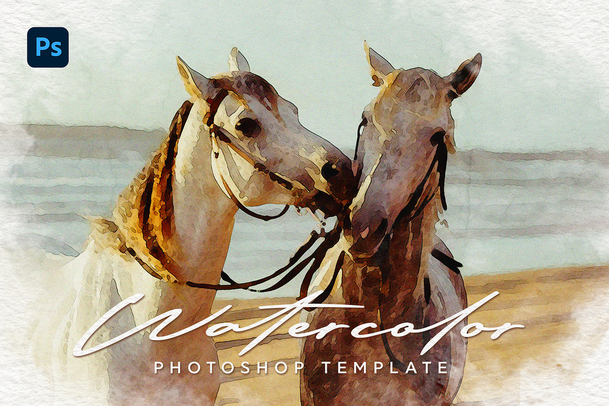 Watercolor Photo Template, a Preset Add-On by Andrew Skoch Design (Photo 1 of 6)