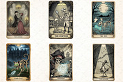 Funny Halloween Tarot Card, an Illustration by DreamCafeArt (Thumbnail 2 of 6)