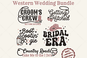 Western Wedding SVG Bundle Bridal, a Graphic by TanchaArt (Thumbnail 1 of 11)
