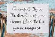Intuition | Script Font, a Handwritten Font by Scratchones (Thumbnail 3 of 8)