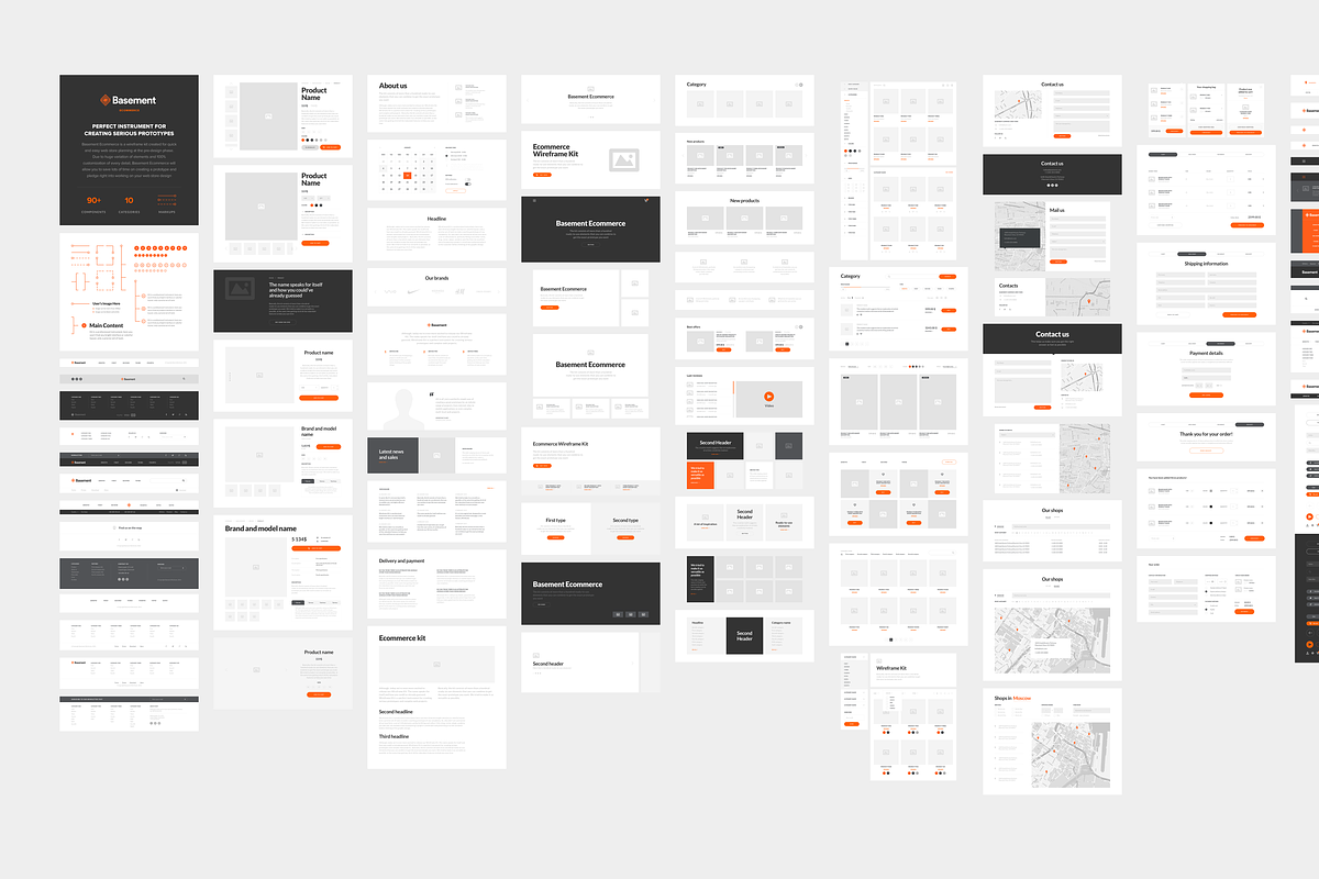 Web Design Starter Kit, an UI Kit Template by Great Simple