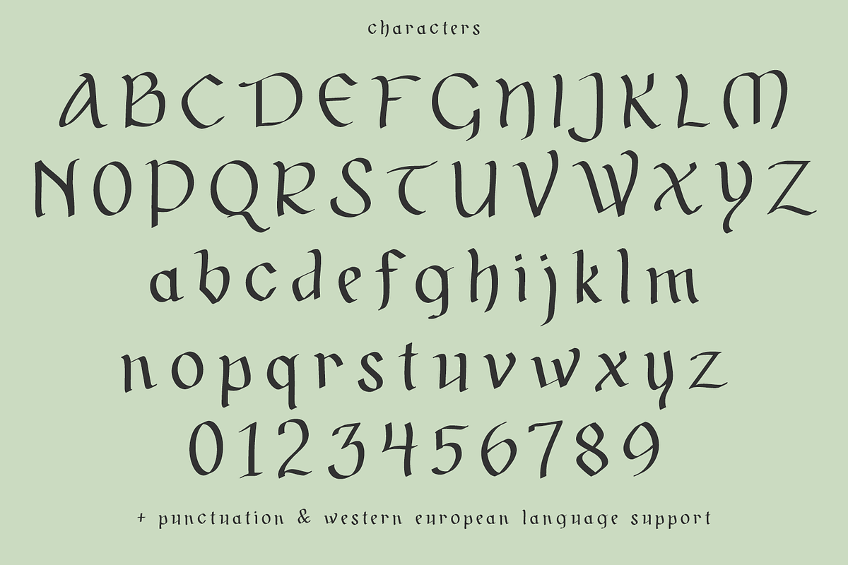 Shenanigans Irish Display Font, a Handwritten Font by Beck McCormick (Photo 10 of 10)