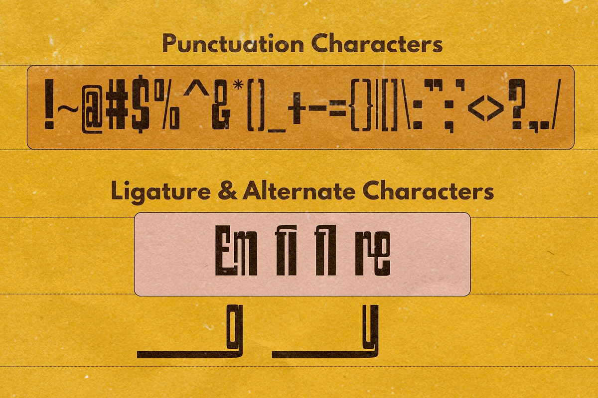 Willowdare – Condensed Display Font, a Sans Serif Font by Get Studio (Photo 11 of 11)