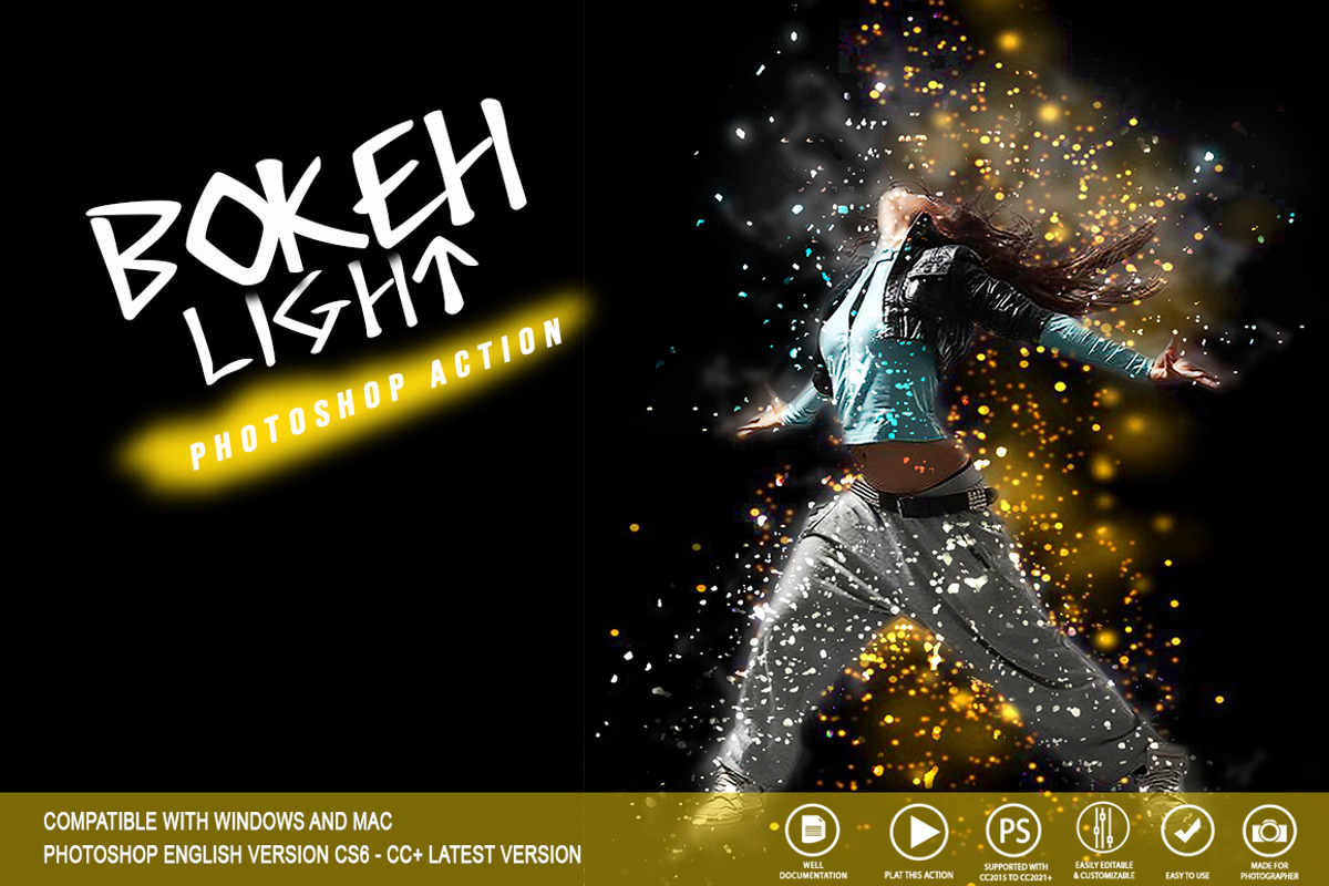 Bokeh Light Photoshop Action, an Action Add-On by Jacpot007 (Photo 1 of 3)