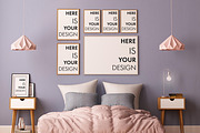 8 group mock-ups of posters, a Print Template by FilL239 (Thumbnail 9 of 10)