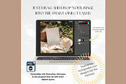 Boho Art Print Mockup AR-PI-001, a Books & Magazine Mockup by Callistemon Creative (Thumbnail 7 of 8)