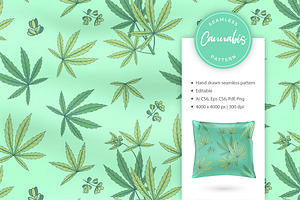 Seamless Cannabis Leaves Pattern.zip