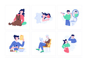 People Lifestyle Illustration Set, a Person Illustration by Prosymbols (Thumbnail 6 of 8)