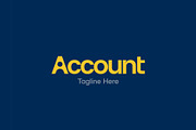 Account User Profile Wordmark Logo, a Branding & Logo Template by ika trisiana (Thumbnail 1 of 2)