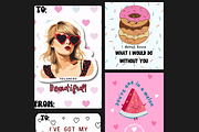 107 Valentine Cards, a Card Template by Kink Ink Designs (Thumbnail 7 of 7)