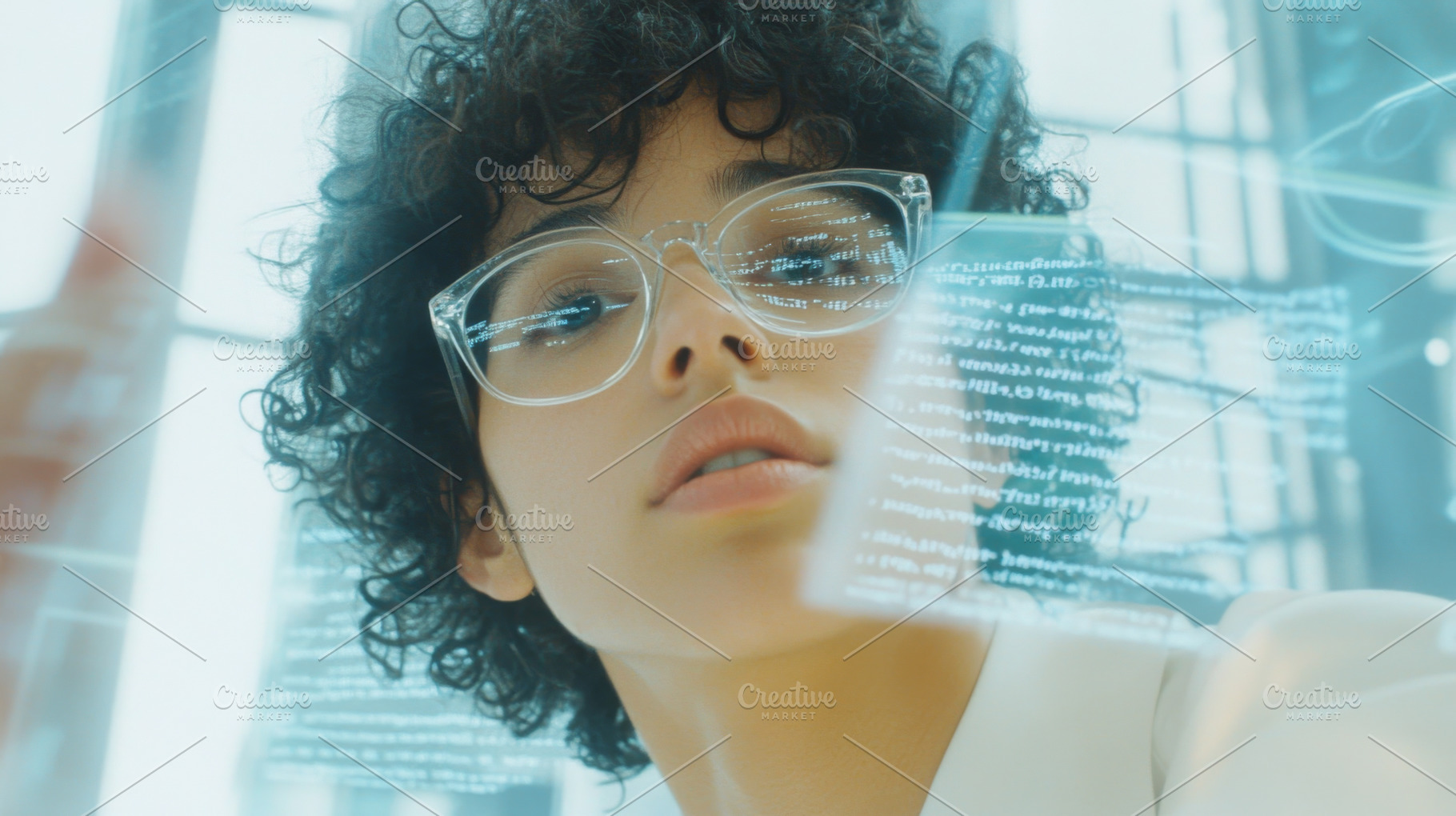 Female software developer focused in, a Photo by Dvoevnore photos