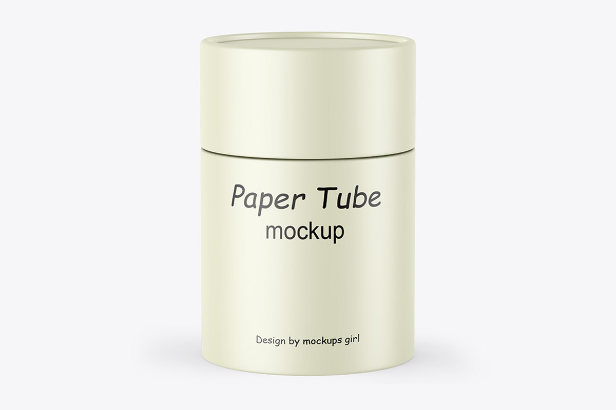 Paper Tube Mockups, a Packaging Mockup by Mockups Girl (Photo 2 of 5)