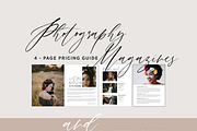 2 Photographer Pricing Guides Bundle, a Magazine Template by molly ho studio (Thumbnail 2 of 8)