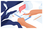Delete account, a Technology Illustration by Good Studio (Thumbnail 1 of 3)
