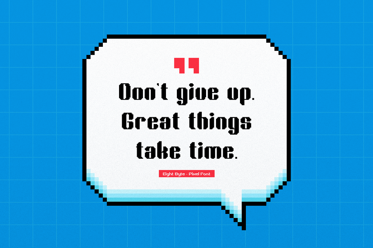 Eight Byte | Pixel Font, a Sans Serif Font by gracetype_studio (Photo 3 of 12)