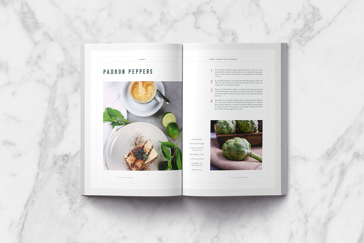 Sønder Cookbook/Recipe Book, a Brochure Template by Studio Standard (Photo 9 of 10)