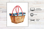 Watercolor Mediterranean Clipart, an Illustration by Canvas Craft (Thumbnail 7 of 7)