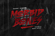 Horror brush font - Morbid Bones, a Blackletter Font by Rochart (Thumbnail 1 of 10)