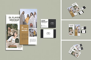 Dl Brochure Mockup, an Advertising Mockup by Afif_studio