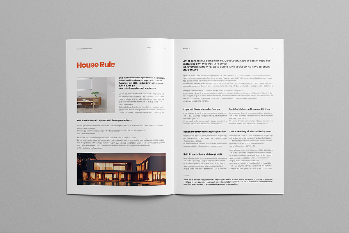 Real Estate Brochure Template | Word, a Brochure Template by HiveArts (Photo 5 of 9)