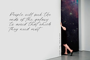 Glitter. Festive font with sparks, a Script Font by AnMark (Thumbnail 5 of 17)