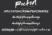 Rocked SVG Font, a Script Font by Ivan Rosenberg (Thumbnail 6 of 7)