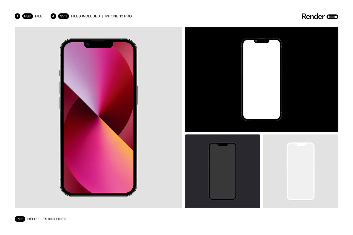 Apple Devices Mockup Bundle, an iPhone Mockup by Renderteam (Photo 18 of 20)
