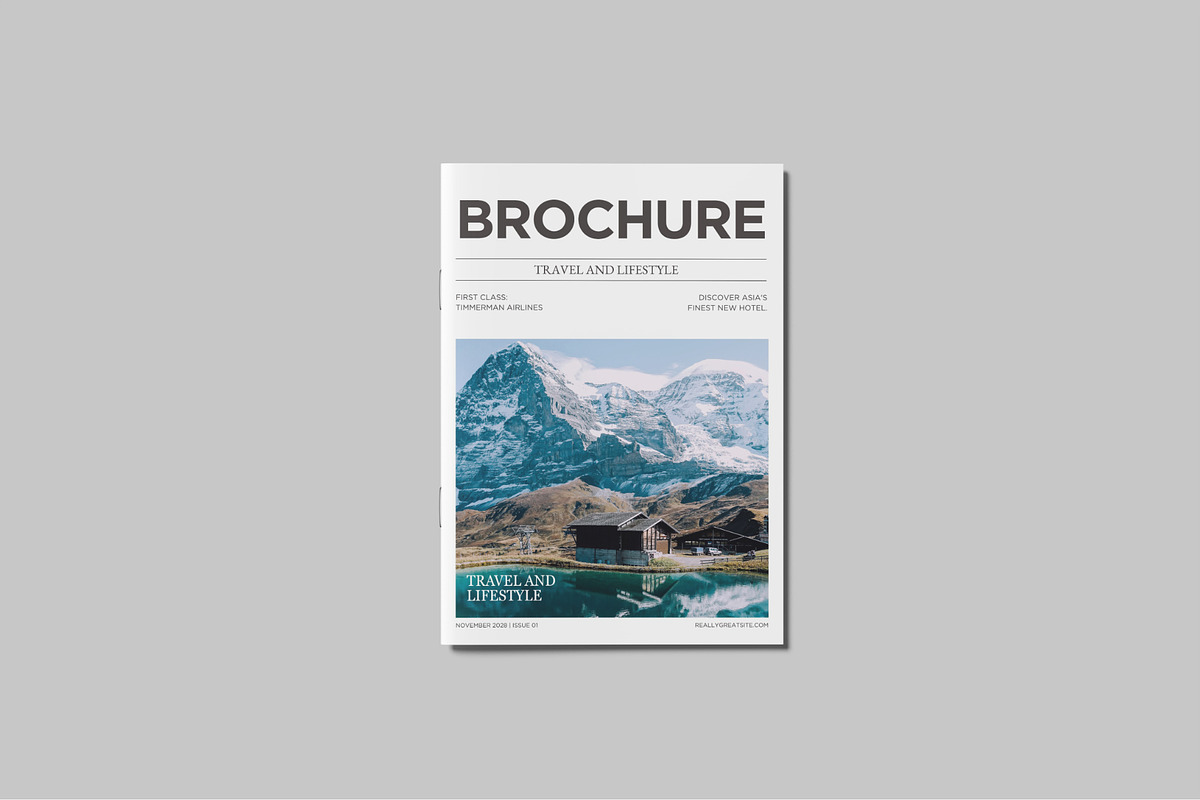 A4 Brochure Catalog Mockup preview 6