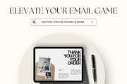 Email Marketing Newsletter Template, an Email Template by Branding Babe Co. (Thumbnail 9 of 10)
