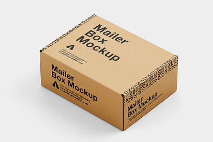 Small mailer box mockup, a Packaging Mockup by PremiumMockup