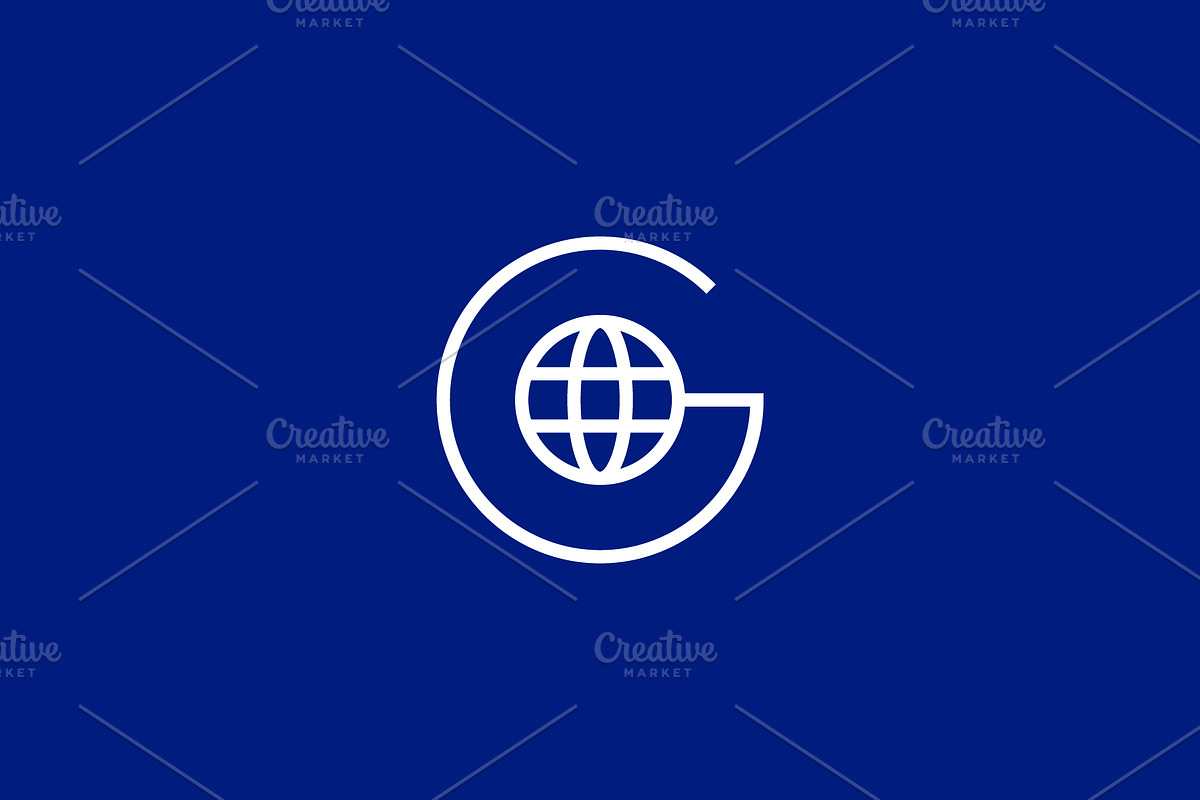 Letter G Globe Earth Logo, a Branding & Logo Template by kurostd