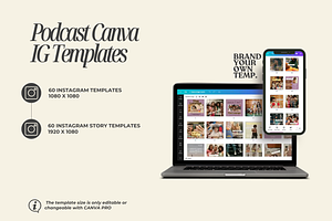 Podcast Canva Template Instagram