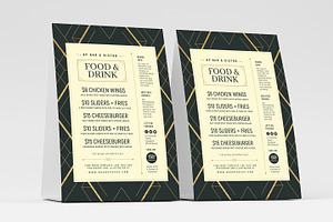 Art Deco Menu Templates