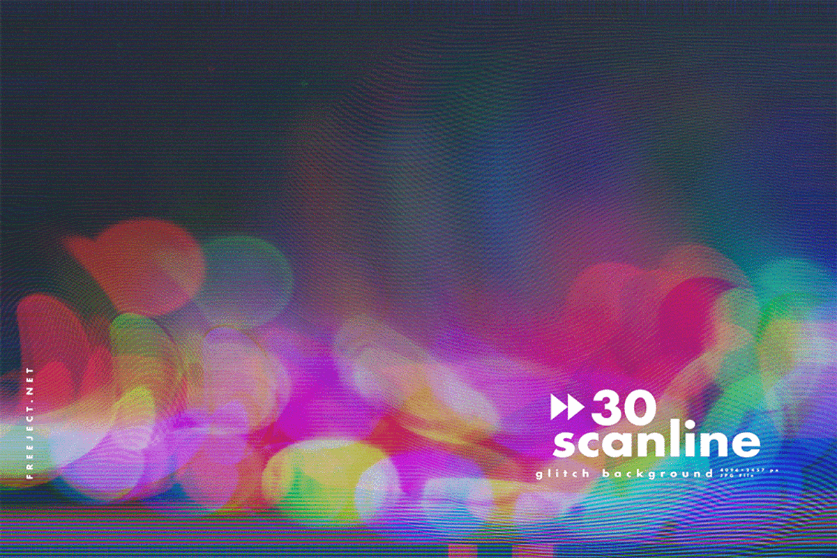 30 Scan lines Glitch Background, a Texture Graphic by freeject.net (Photo 22 of 32)