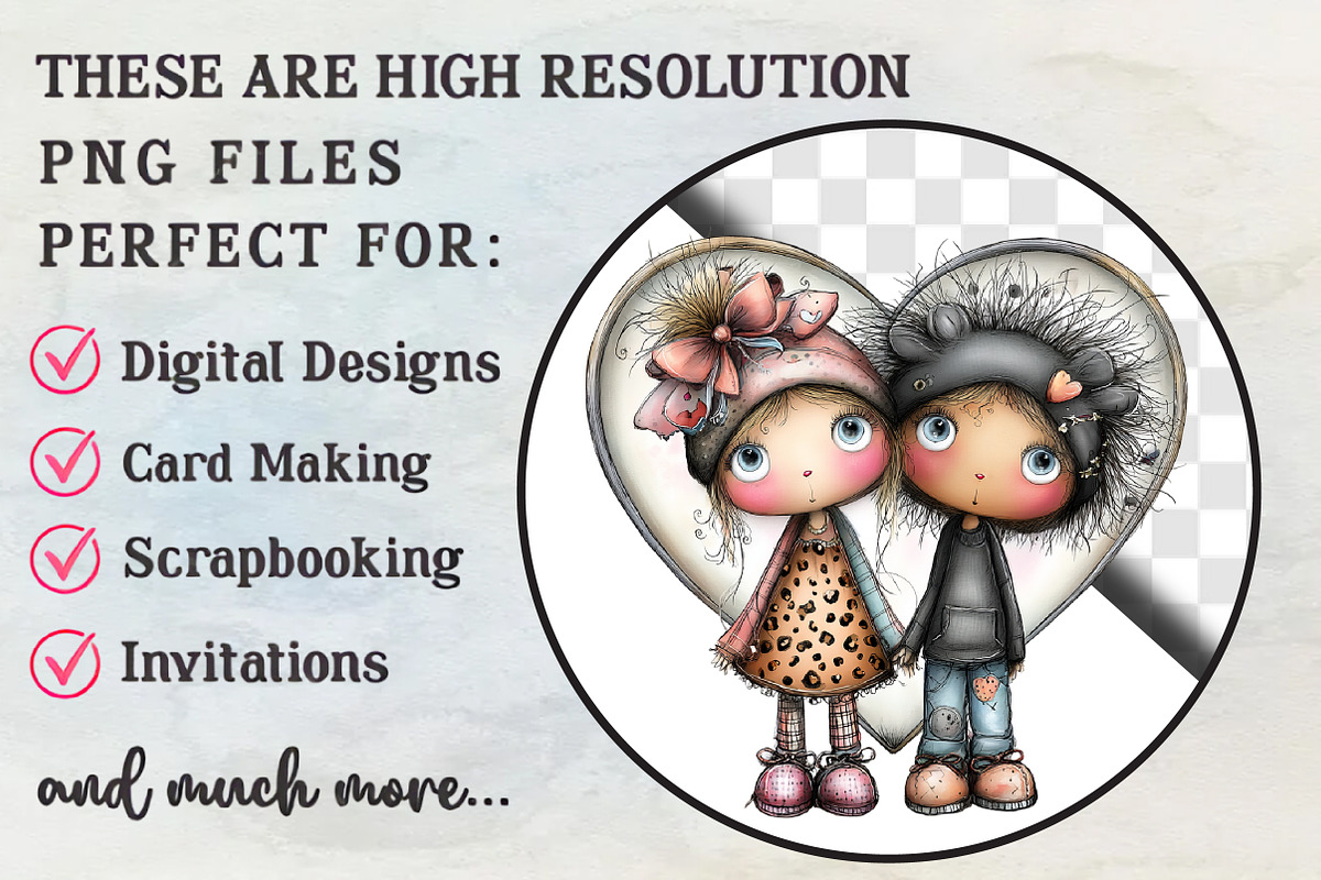 Dreamy Sweetheart Valentine Clipart, a Person Illustration by RobertsArt (Photo 7 of 7)