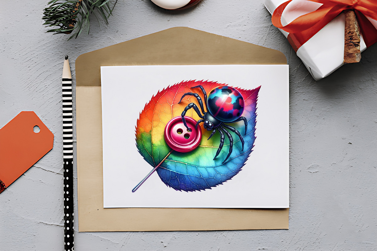 Groovy Halloween Sewing Clipart, an Illustration by RobertsArt (Photo 4 of 7)